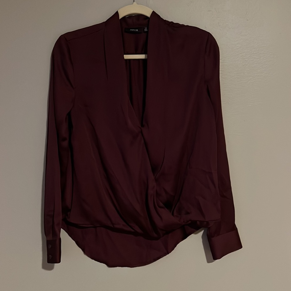 Apt 9 Purple Blouse Long Sleeve - Picture 5 of 9
